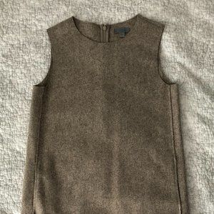 Cos  Gray Wool Blend Sleeveless Dress